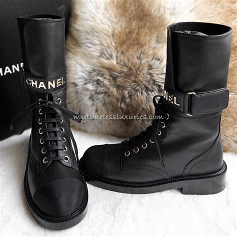 chanel boots short|chanel combat boots 2024.